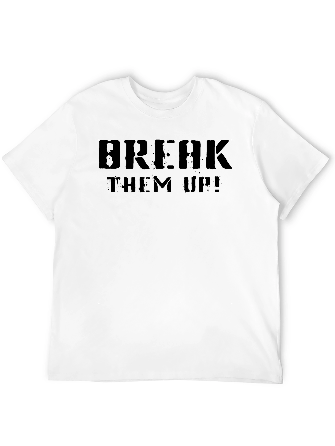 Break Them Up! Graphic Tee - Black