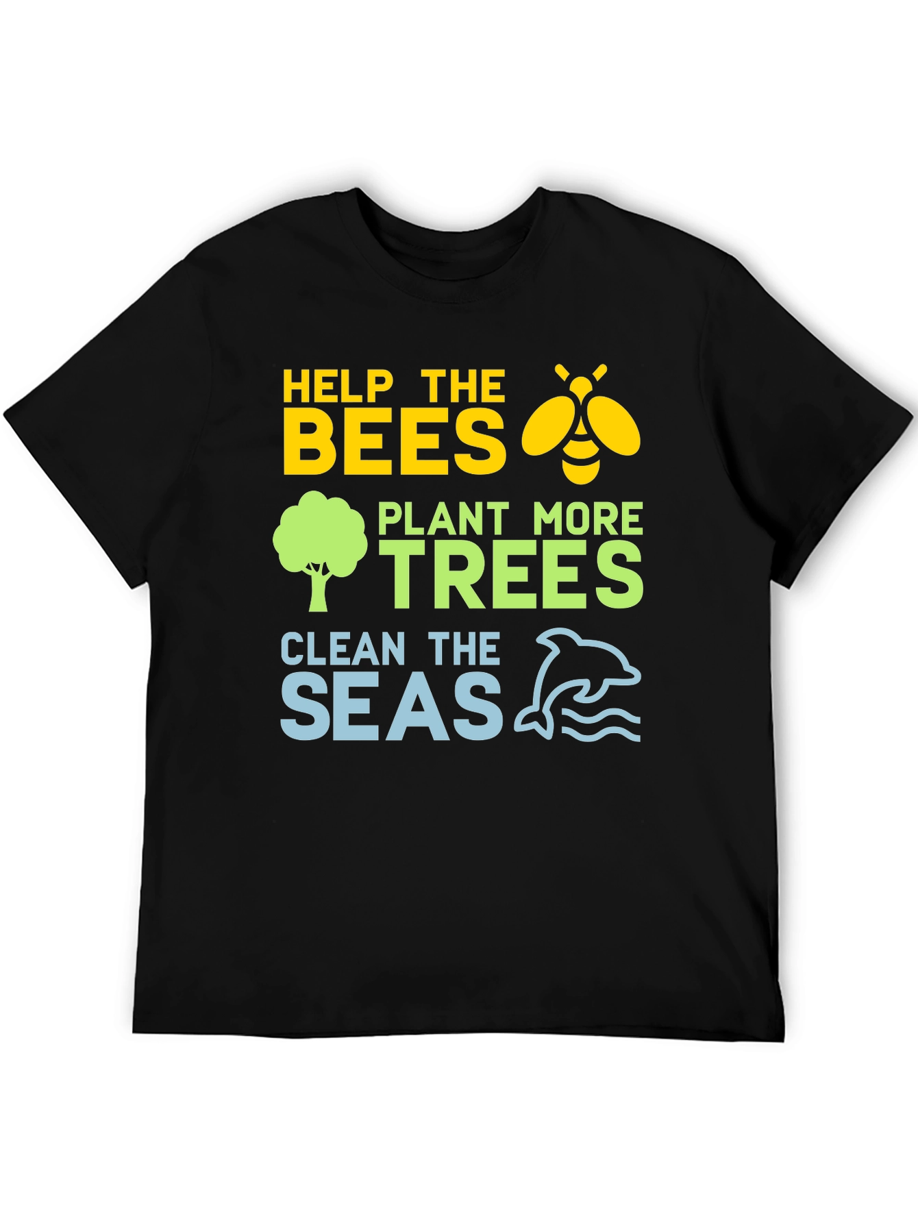 Eco-Friendly Help the Bees Graphic T-Shirt