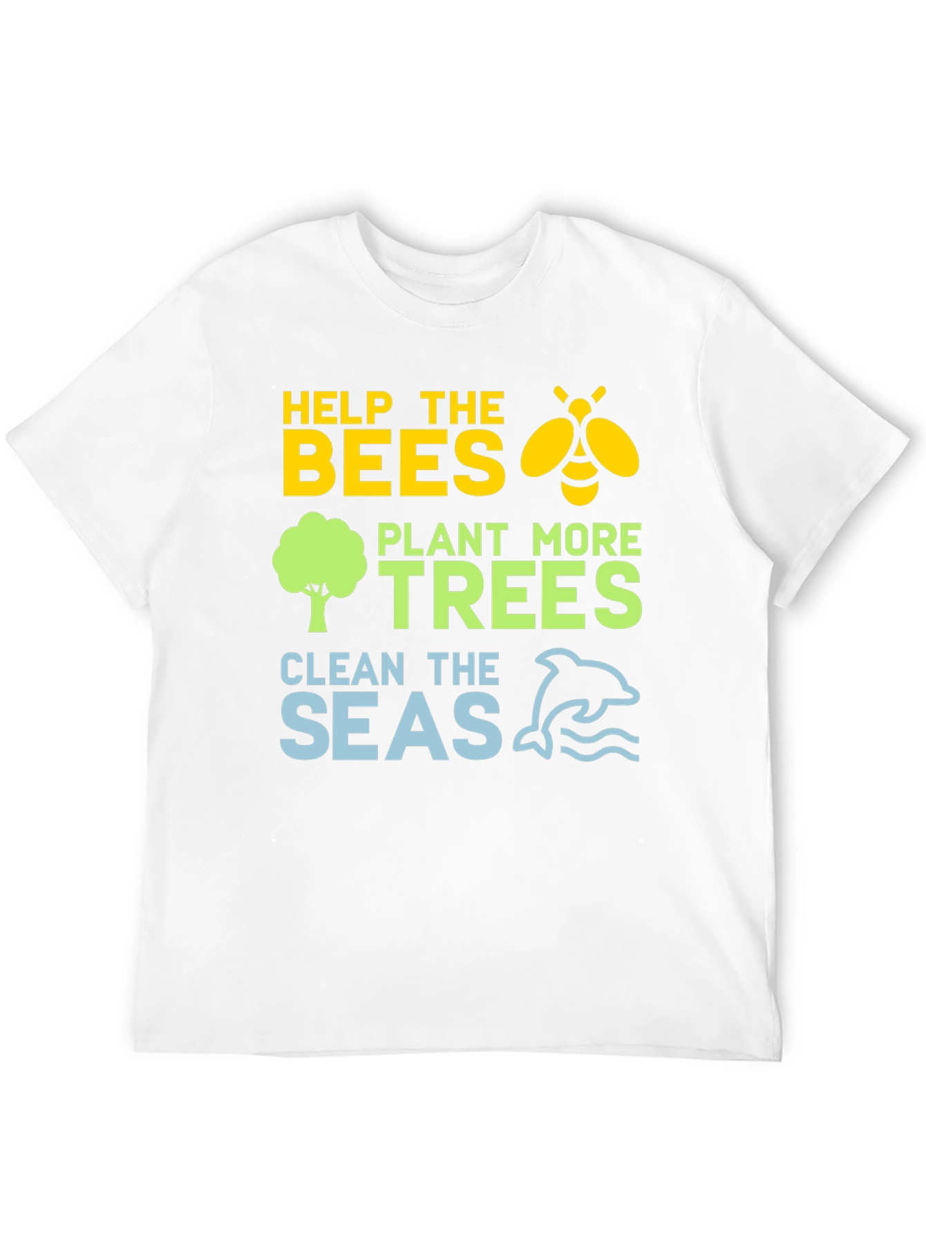 Eco-Friendly Help the Bees Graphic T-Shirt