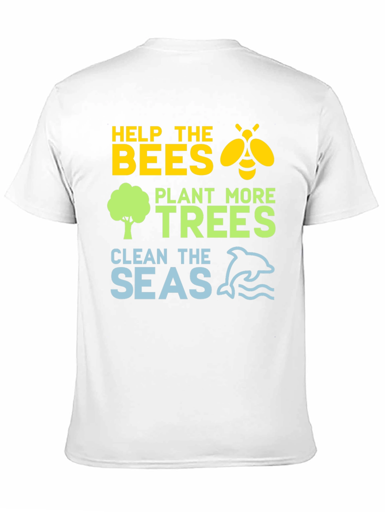 Eco-Friendly Help the Bees Graphic T-Shirt