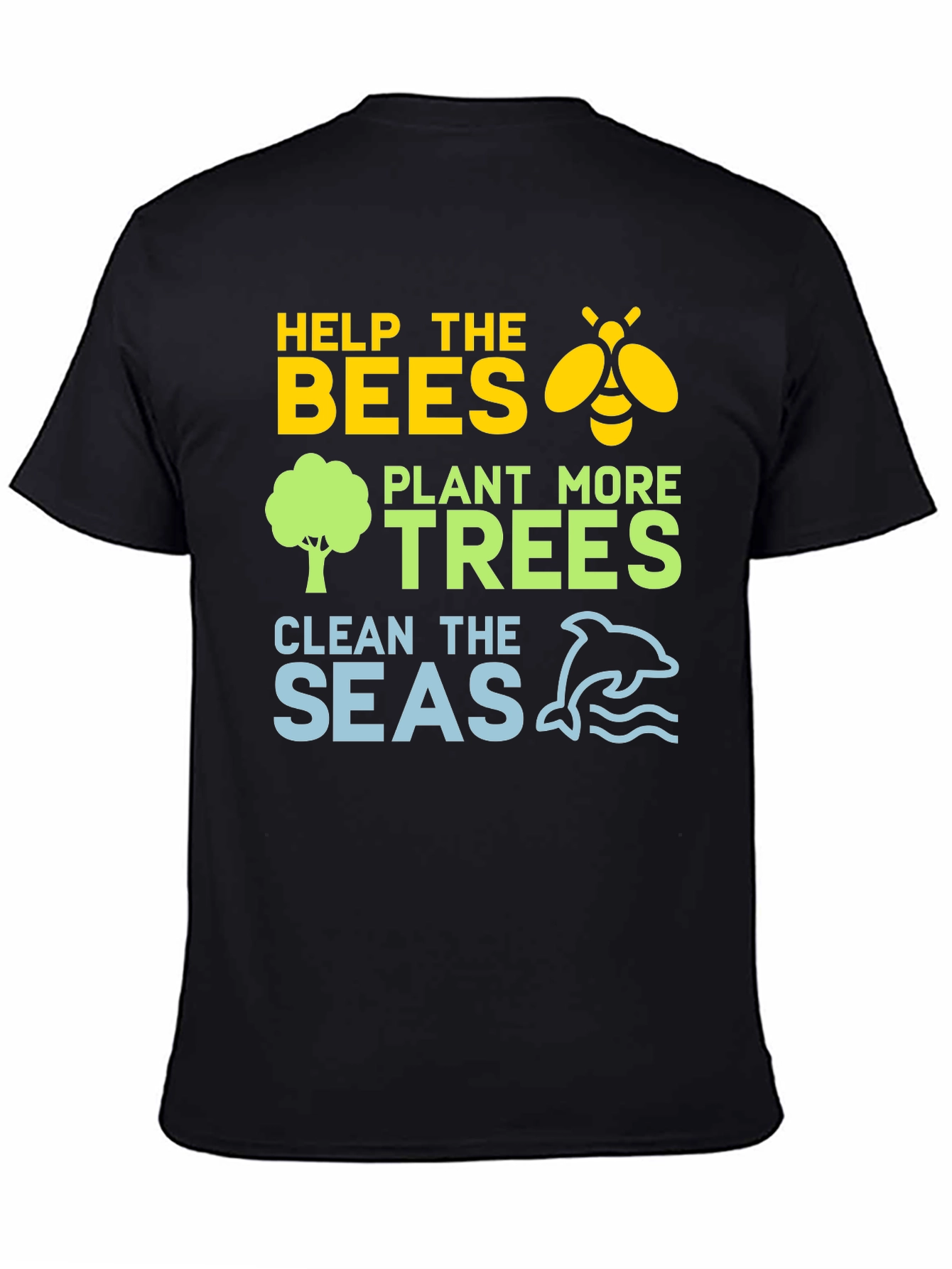 Eco-Friendly Help the Bees Graphic T-Shirt