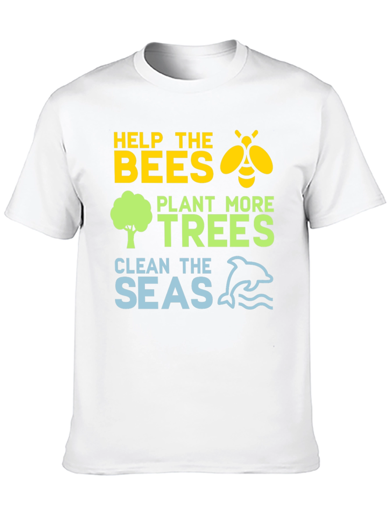 Eco-Friendly Help the Bees Graphic T-Shirt