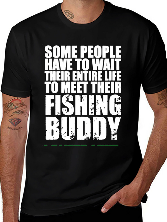 Fishing Buddy Graphic Tee - Perfect Gift for Anglers