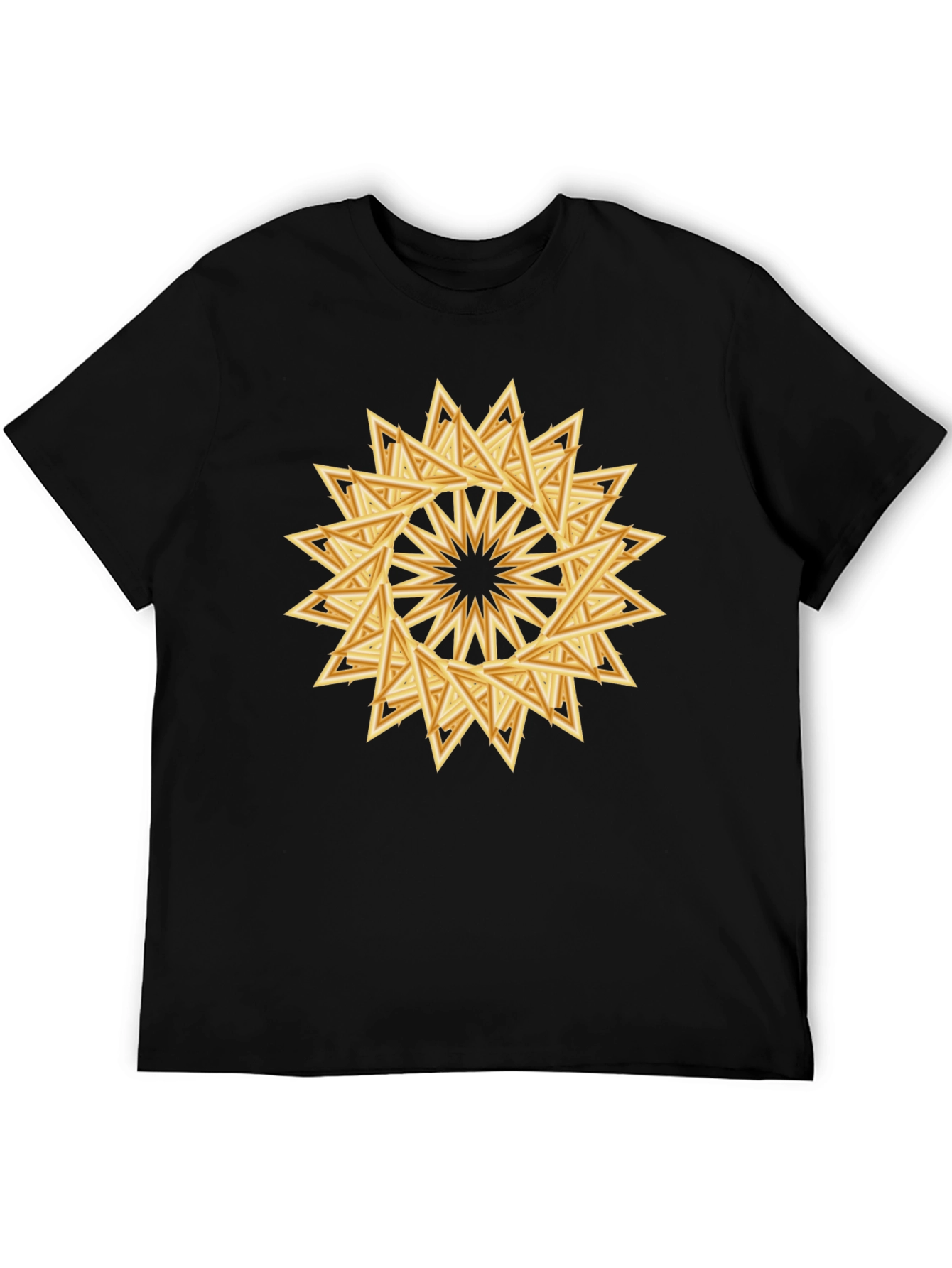 Geometric Triangle Starburst Graphic Tee