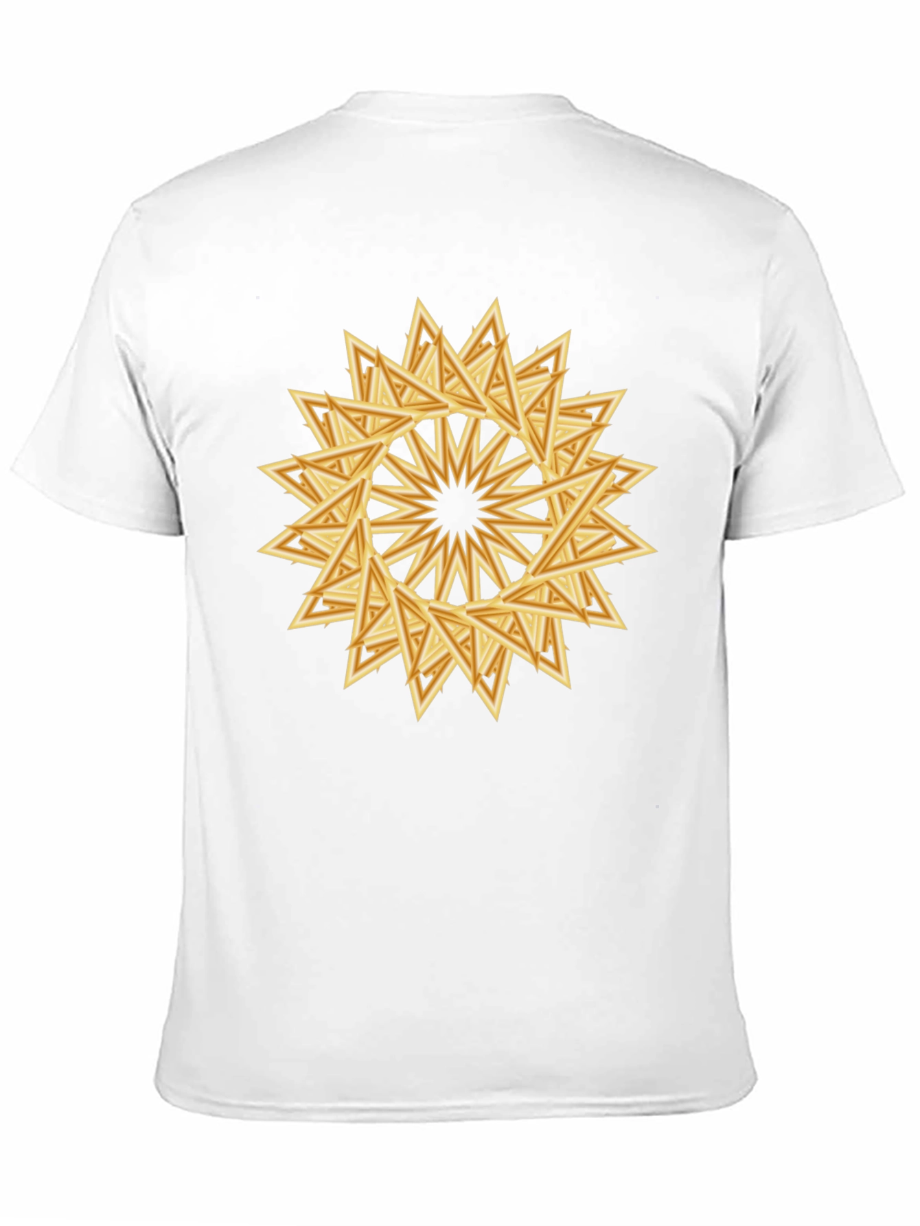 Geometric Triangle Starburst Graphic Tee