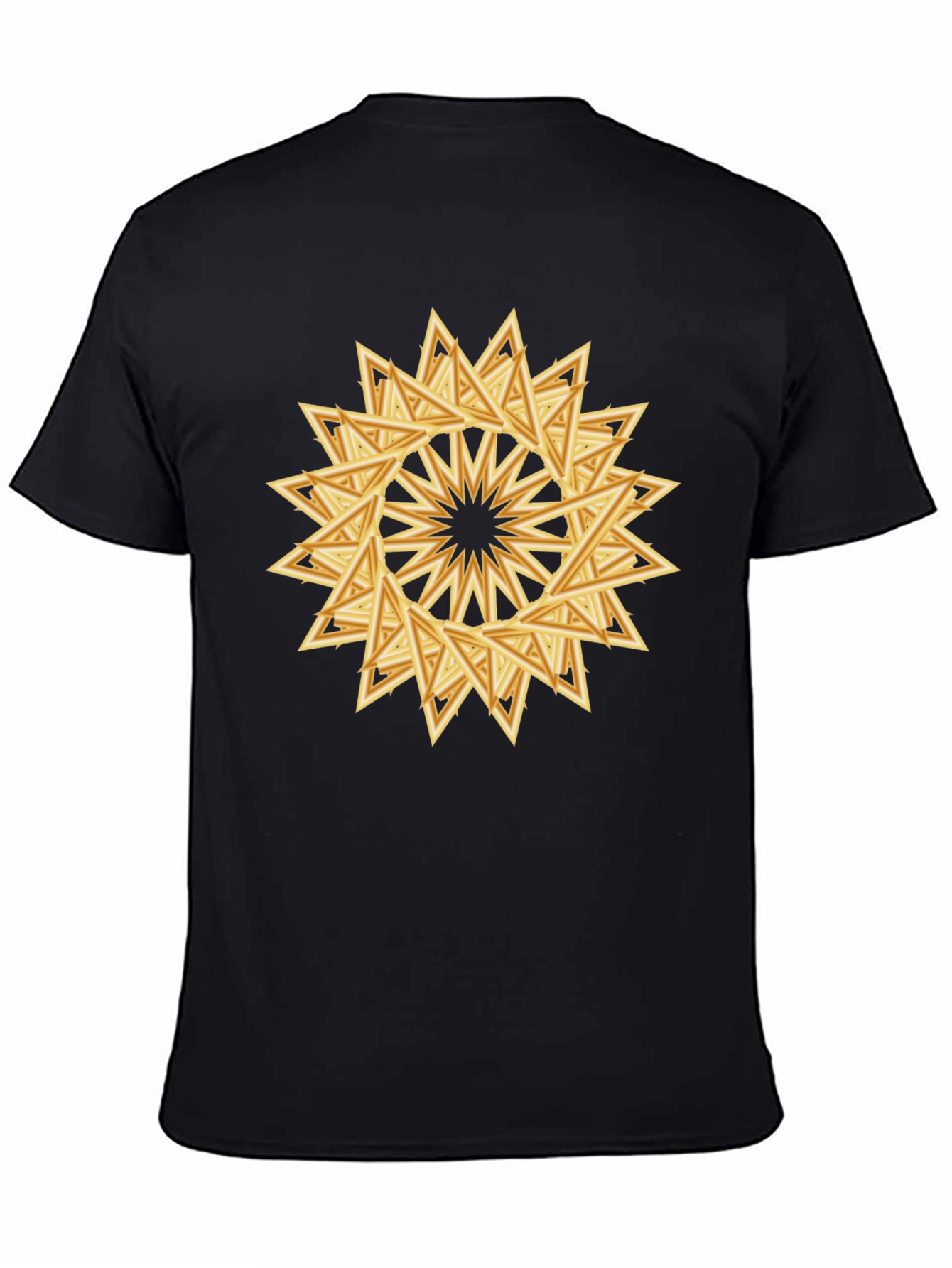 Geometric Triangle Starburst Graphic Tee