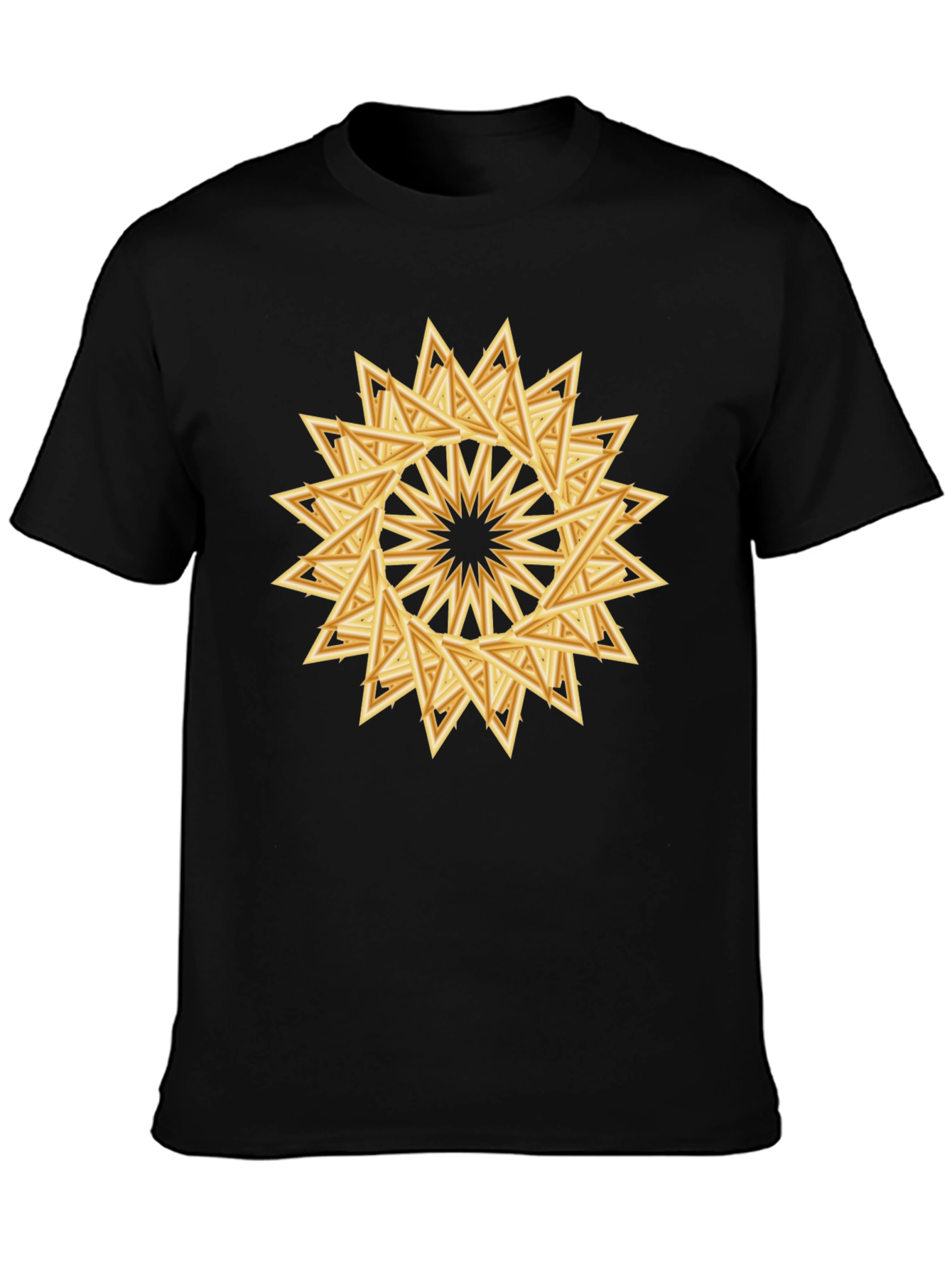 Geometric Triangle Starburst Graphic Tee