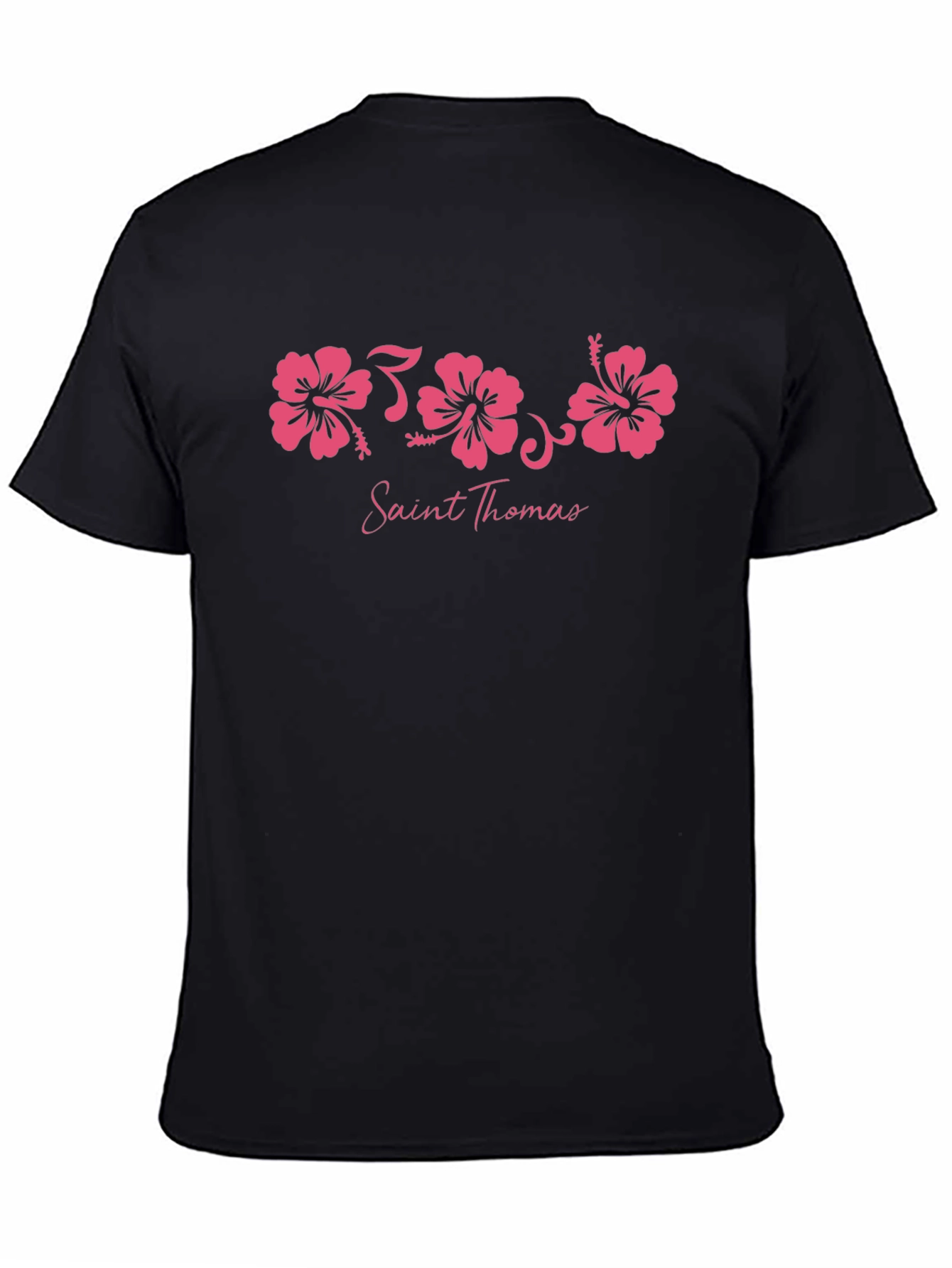 Saint Thomas Hibiscus Graphic Tee