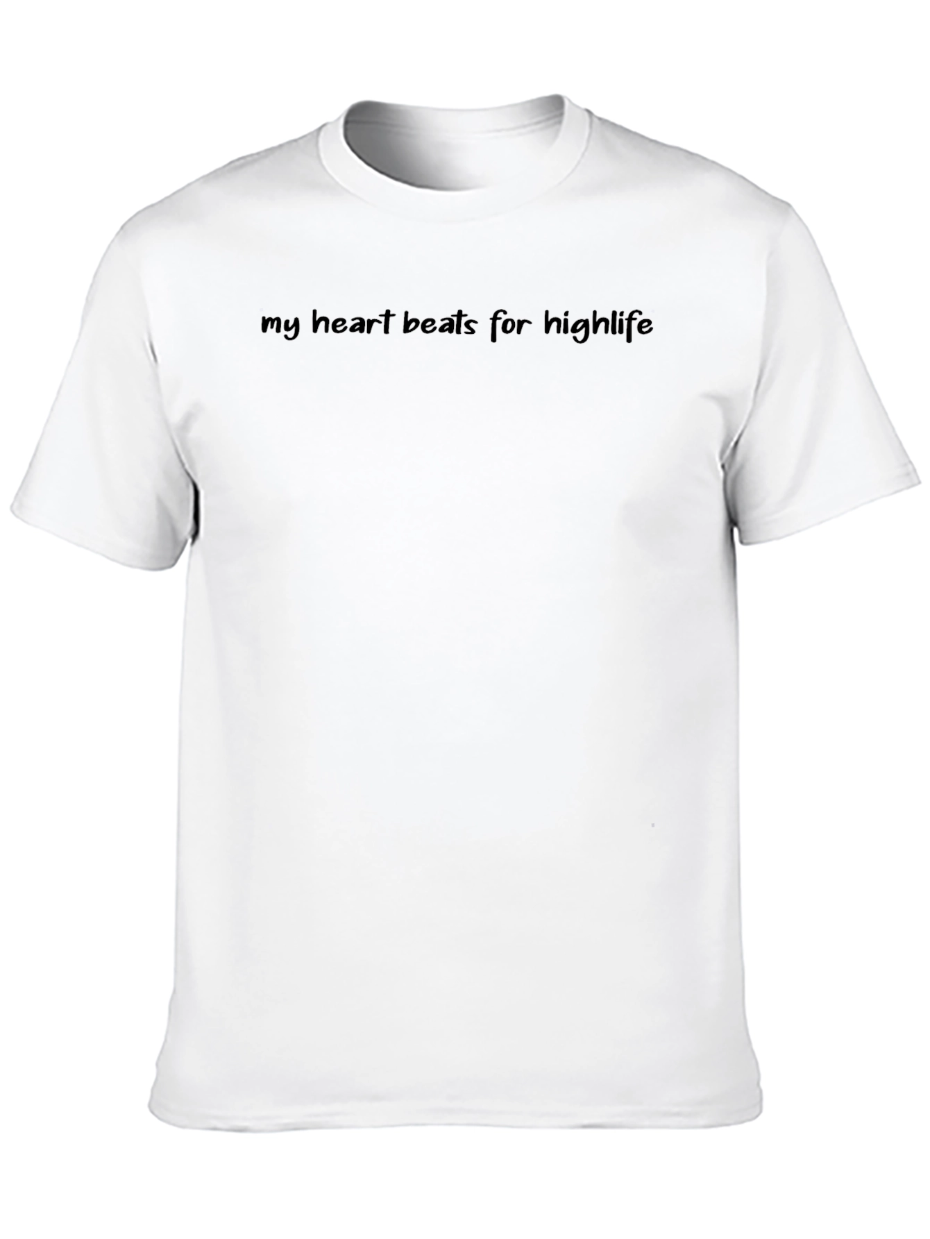 My Heart Beats for Highlife Black T-Shirt