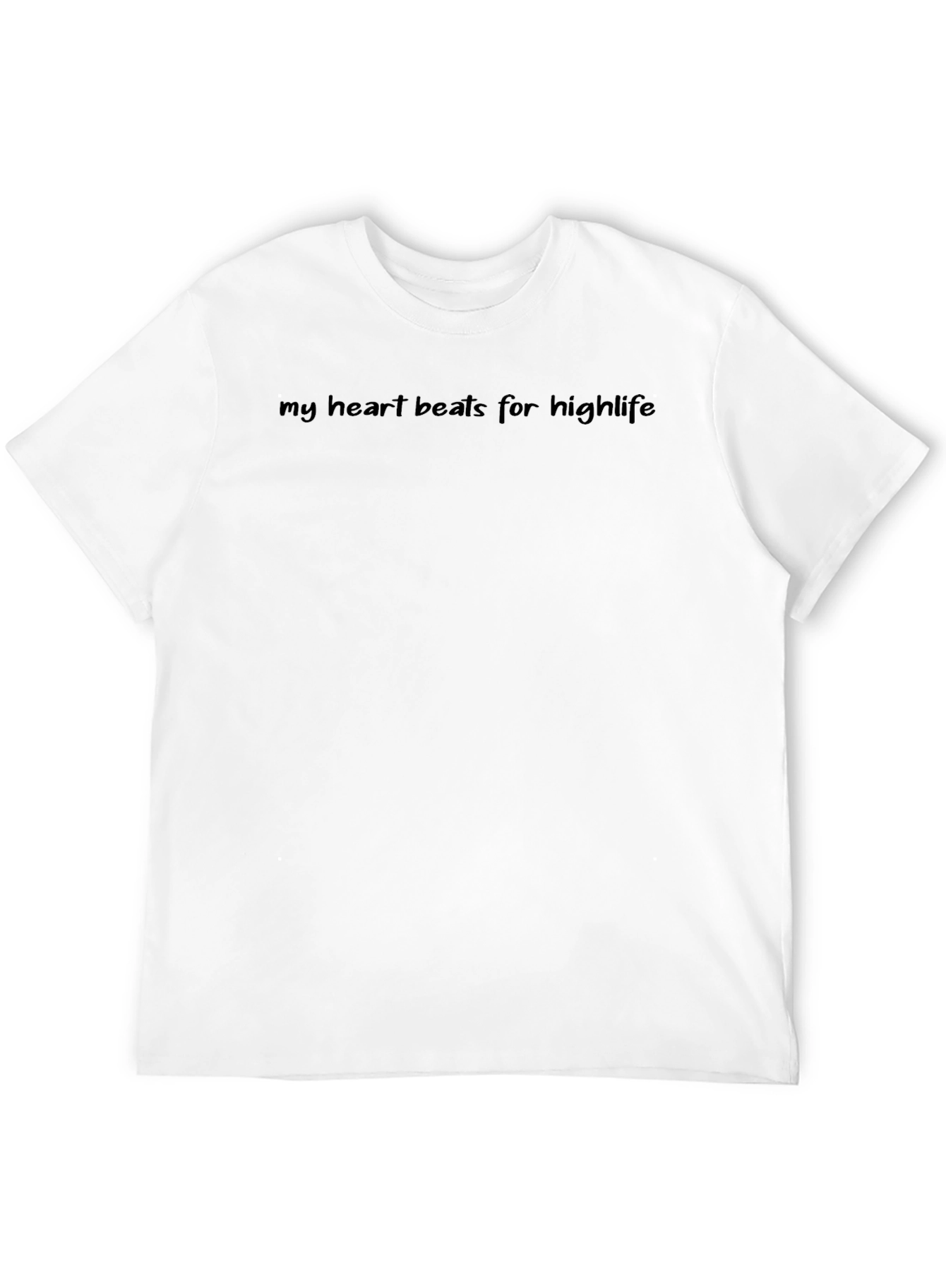My Heart Beats for Highlife Black T-Shirt