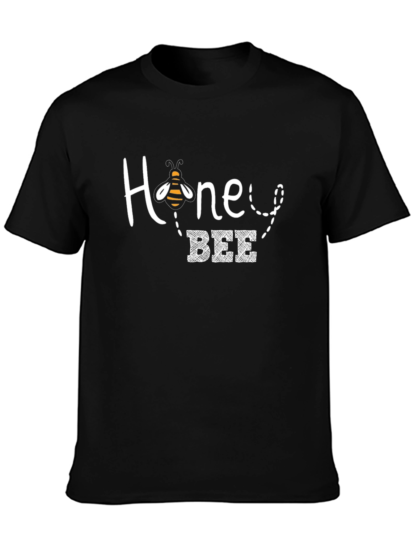 Honey Bee Graphic T-Shirt - Black