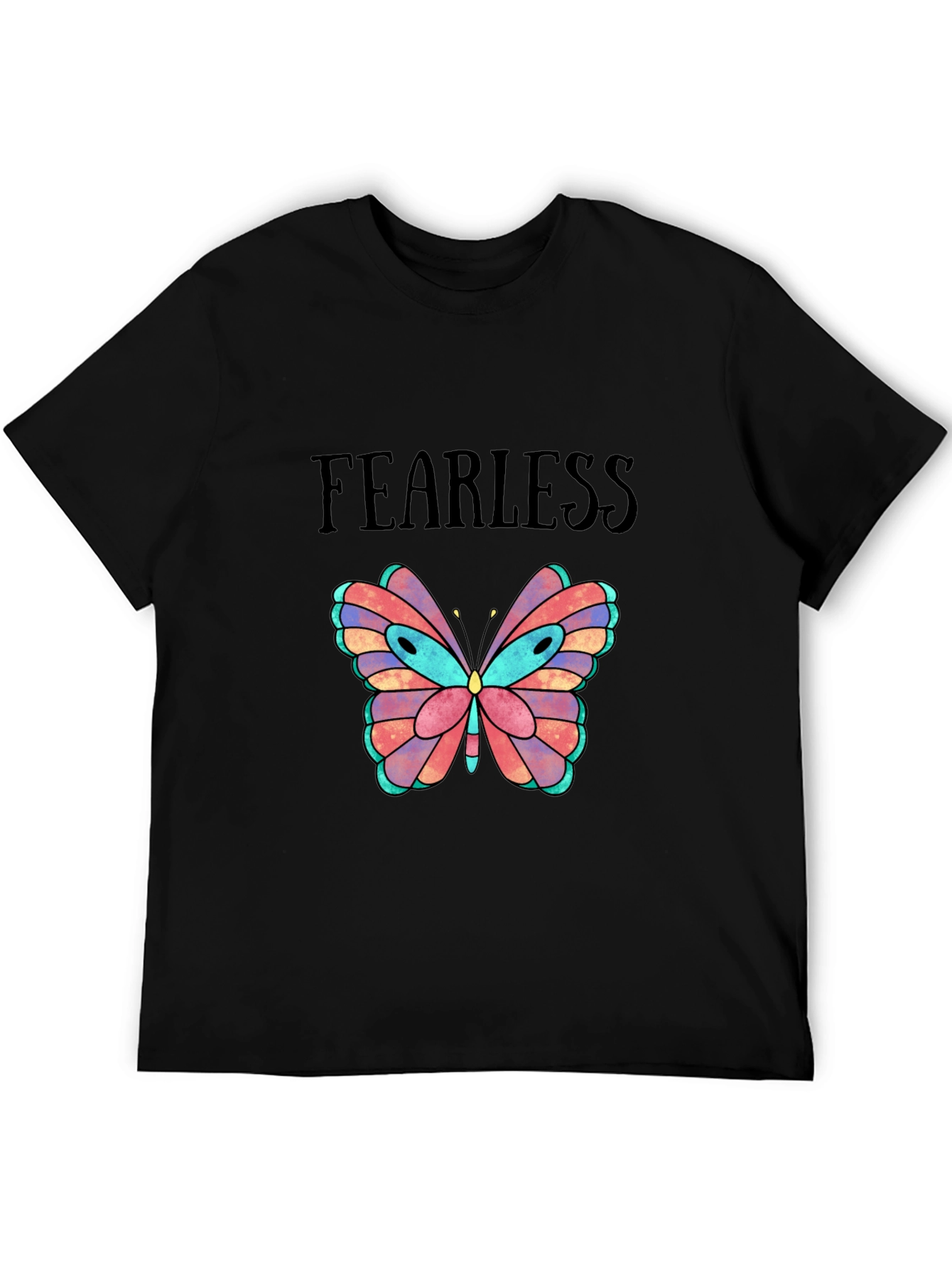 Fearless Butterfly Graphic Tee - Stylish Comfort