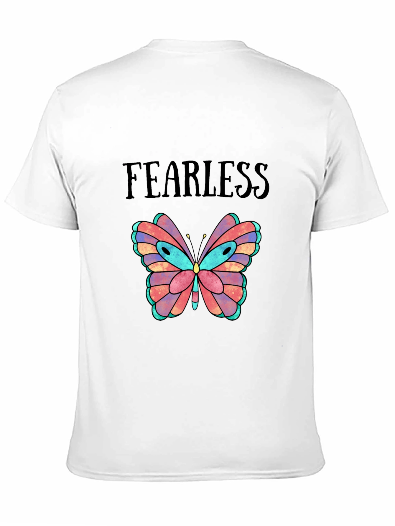 Fearless Butterfly Graphic Tee - Stylish Comfort