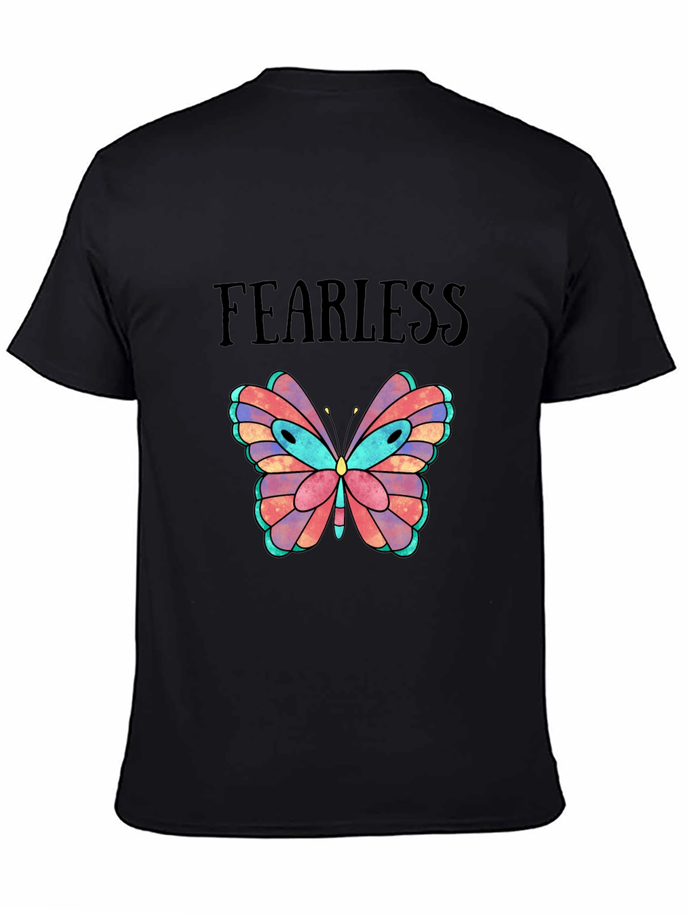 Fearless Butterfly Graphic Tee - Stylish Comfort