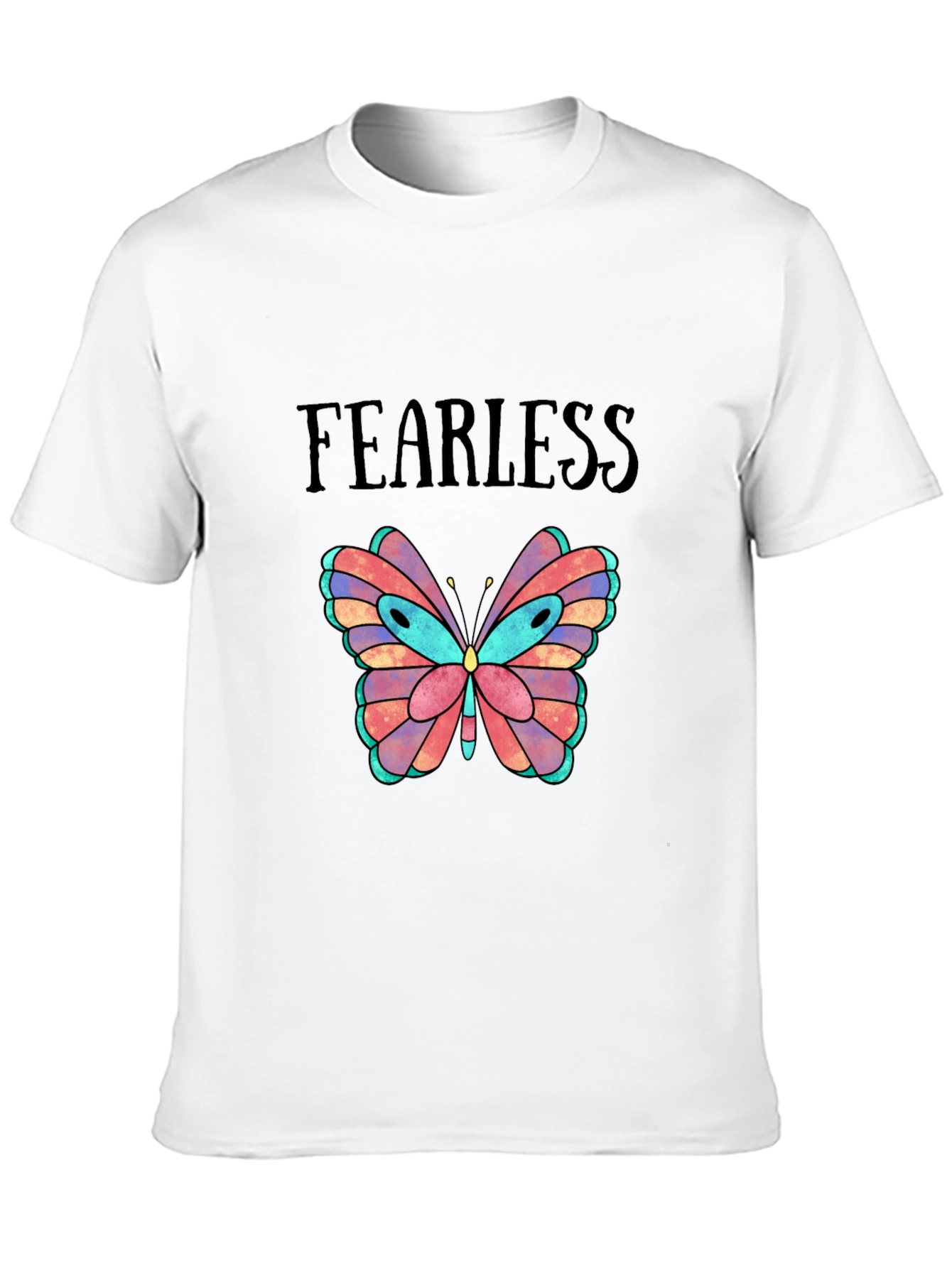 Fearless Butterfly Graphic Tee - Stylish Comfort