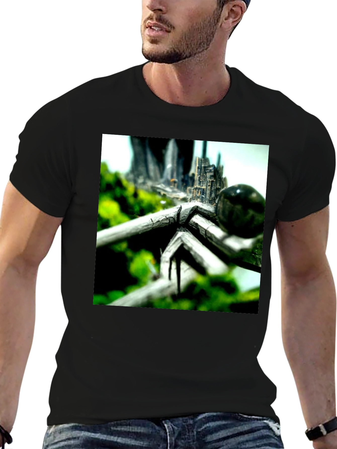 Abstract Nature City T-Shirt