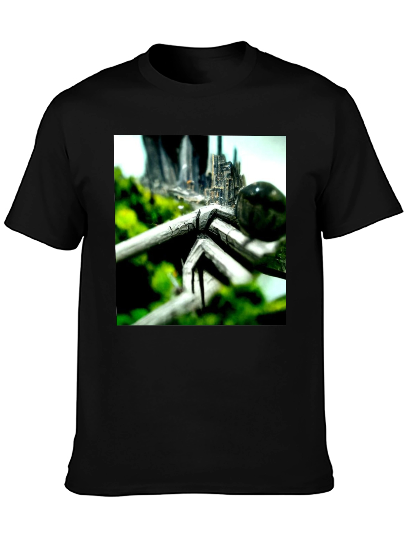 Abstract Nature City T-Shirt