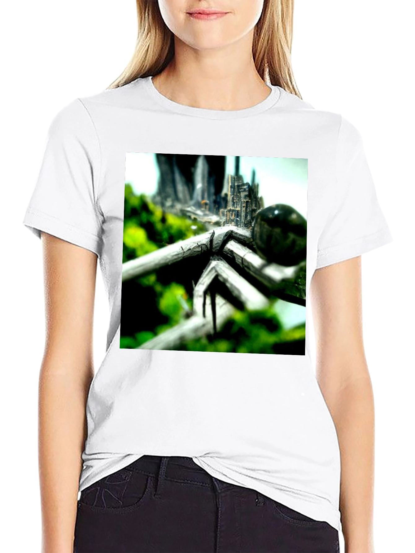 Abstract Nature City T-Shirt