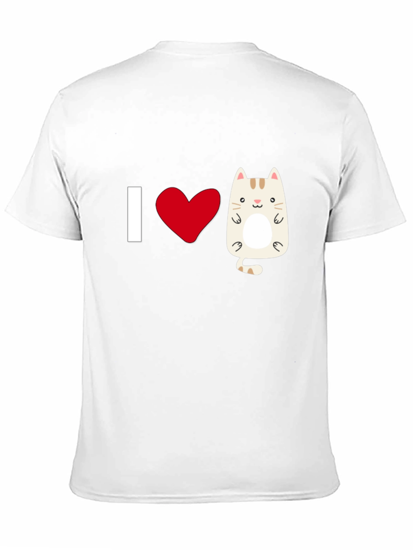 I Heart Cats Graphic T-Shirt - Black Cotton Tee