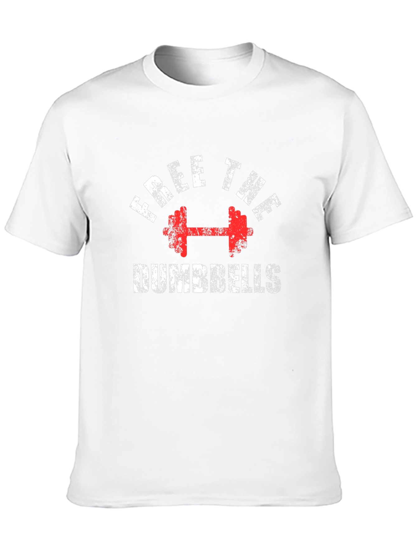 Free The Dumbbells Graphic Tee - Black