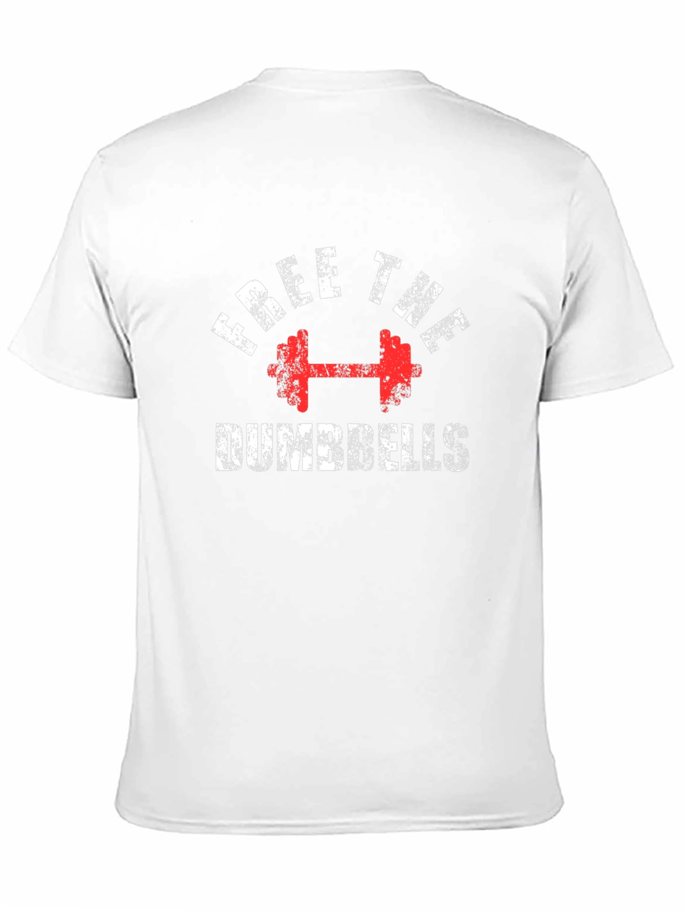 Free The Dumbbells Graphic Tee - Black