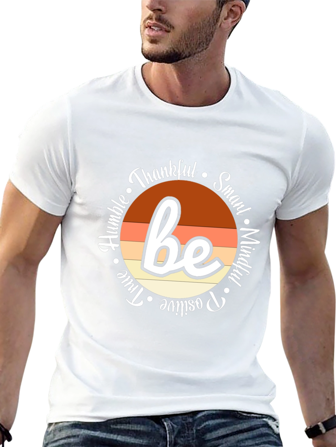 Be Thankful Inspirational Graphic Tee