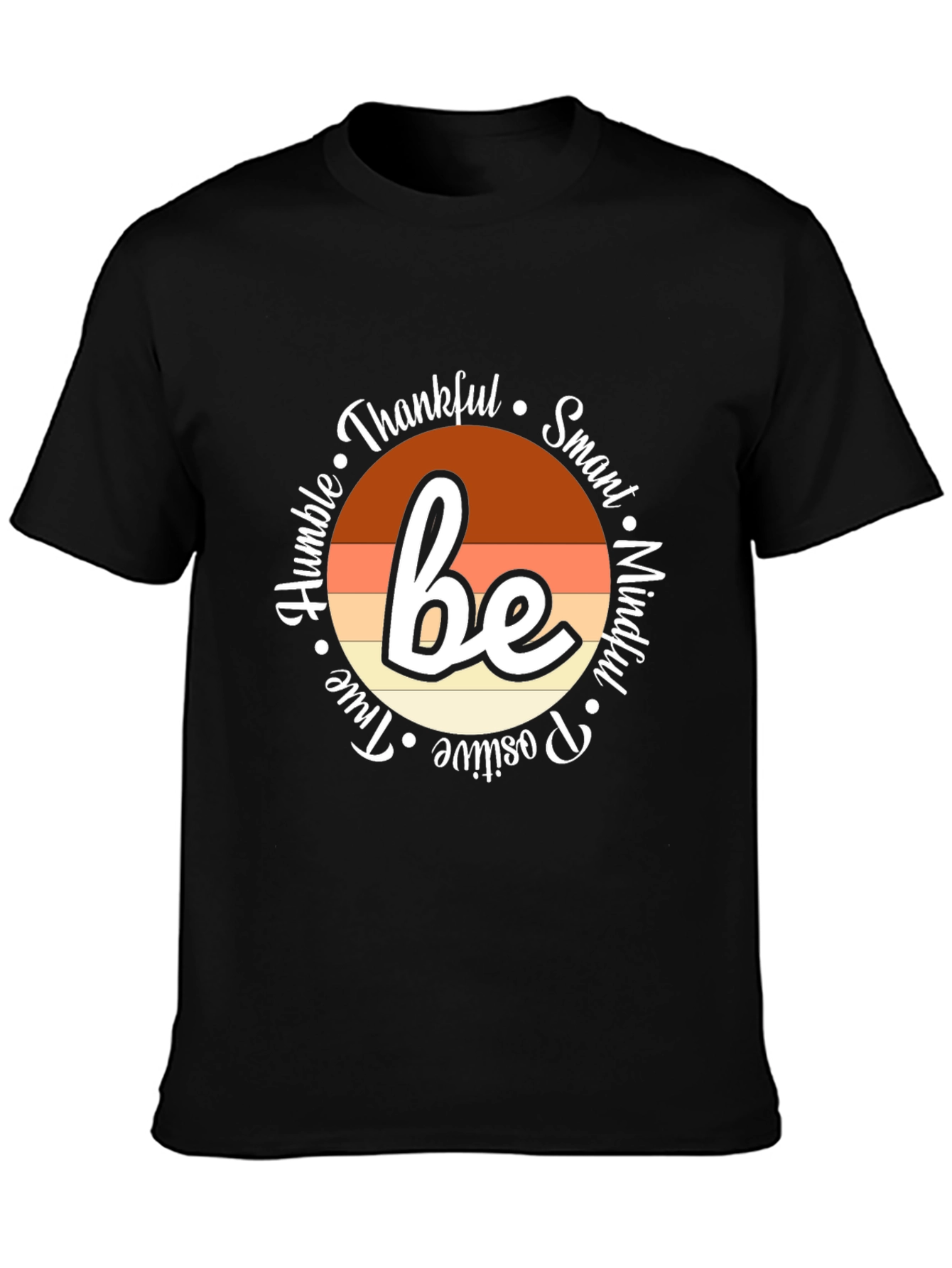 Be Thankful Inspirational Graphic Tee