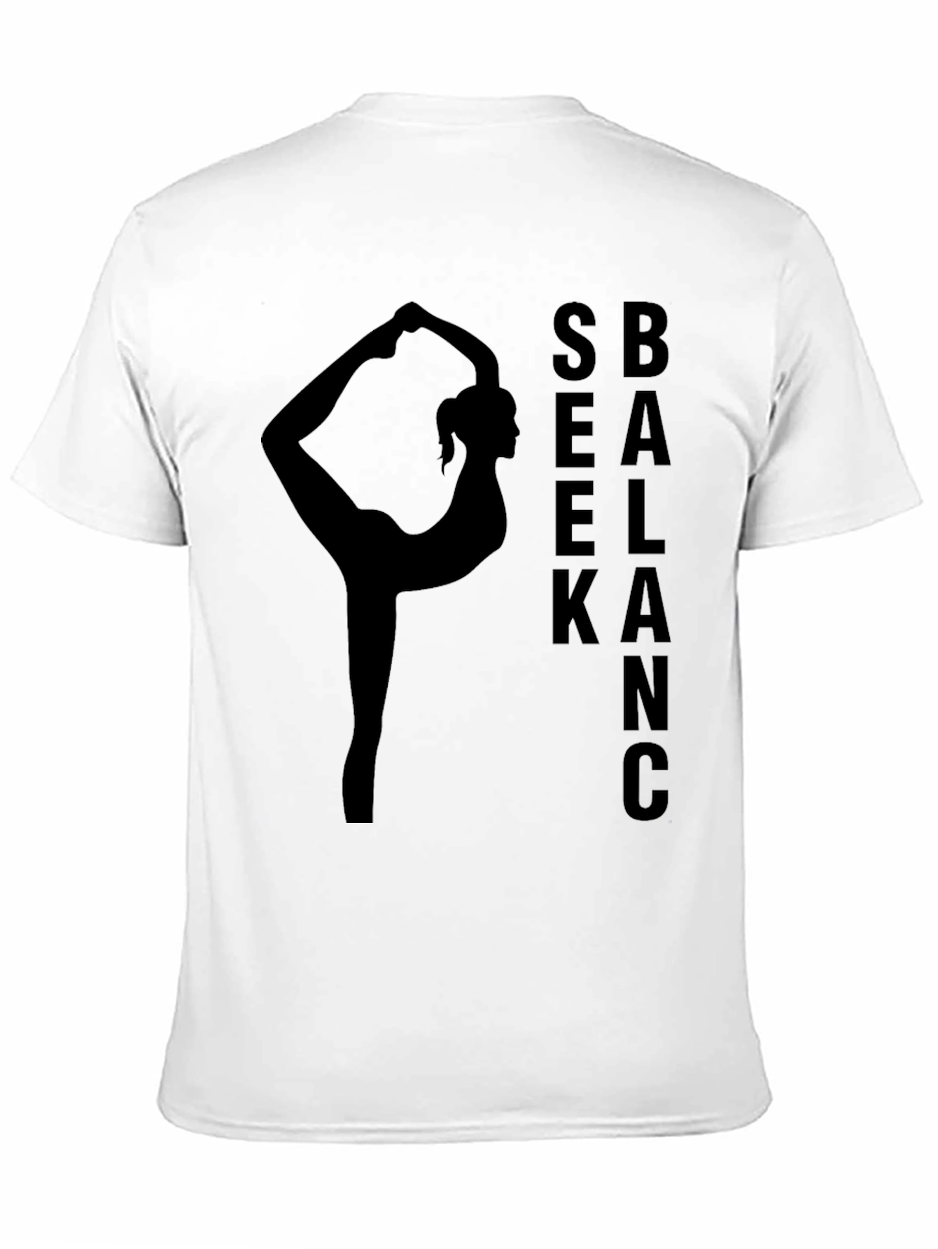 Yoga Balance Black T-Shirt
