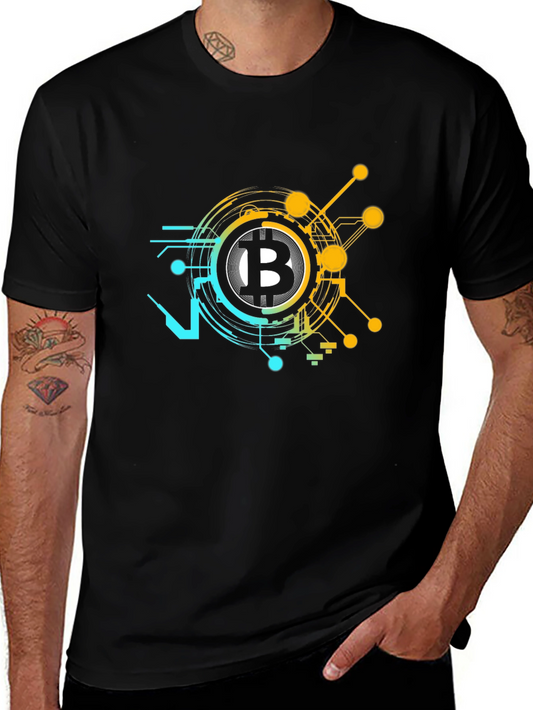 Bitcoin Circuit T-Shirt - Crypto Currency Fashion