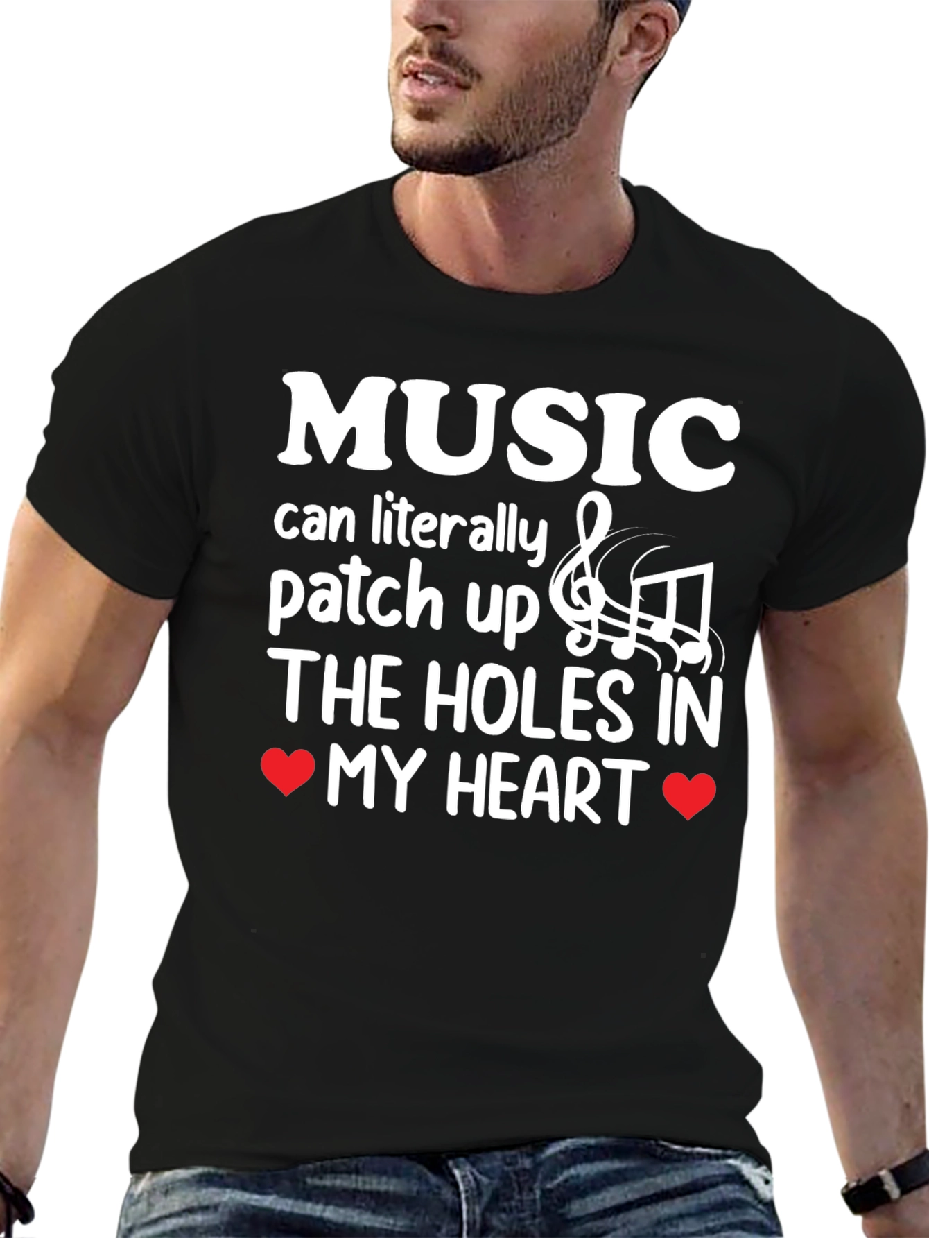 Music Heals Heart T-Shirt