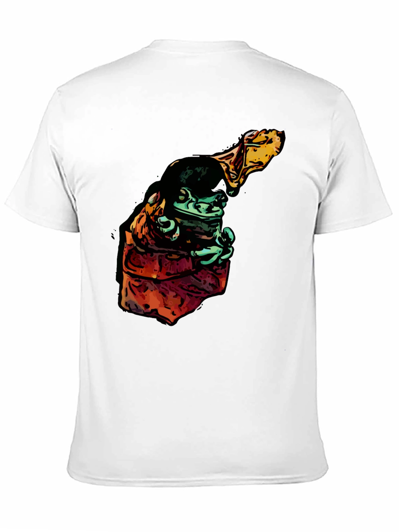 Frog in Hoodie Graphic Tee - Cool Cartoon Style