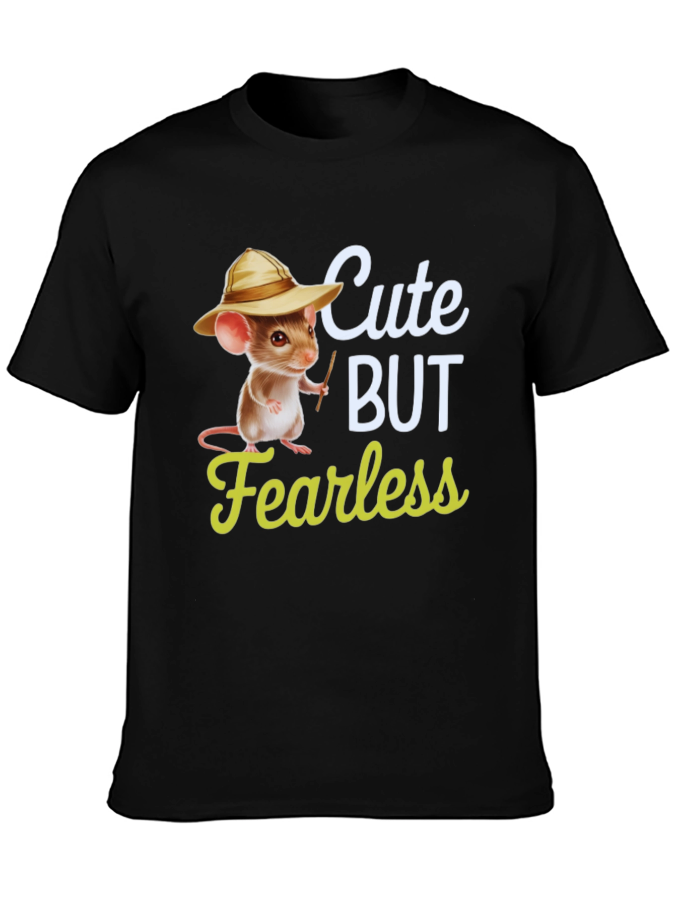 Cute But Fearless Mouse T-Shirt