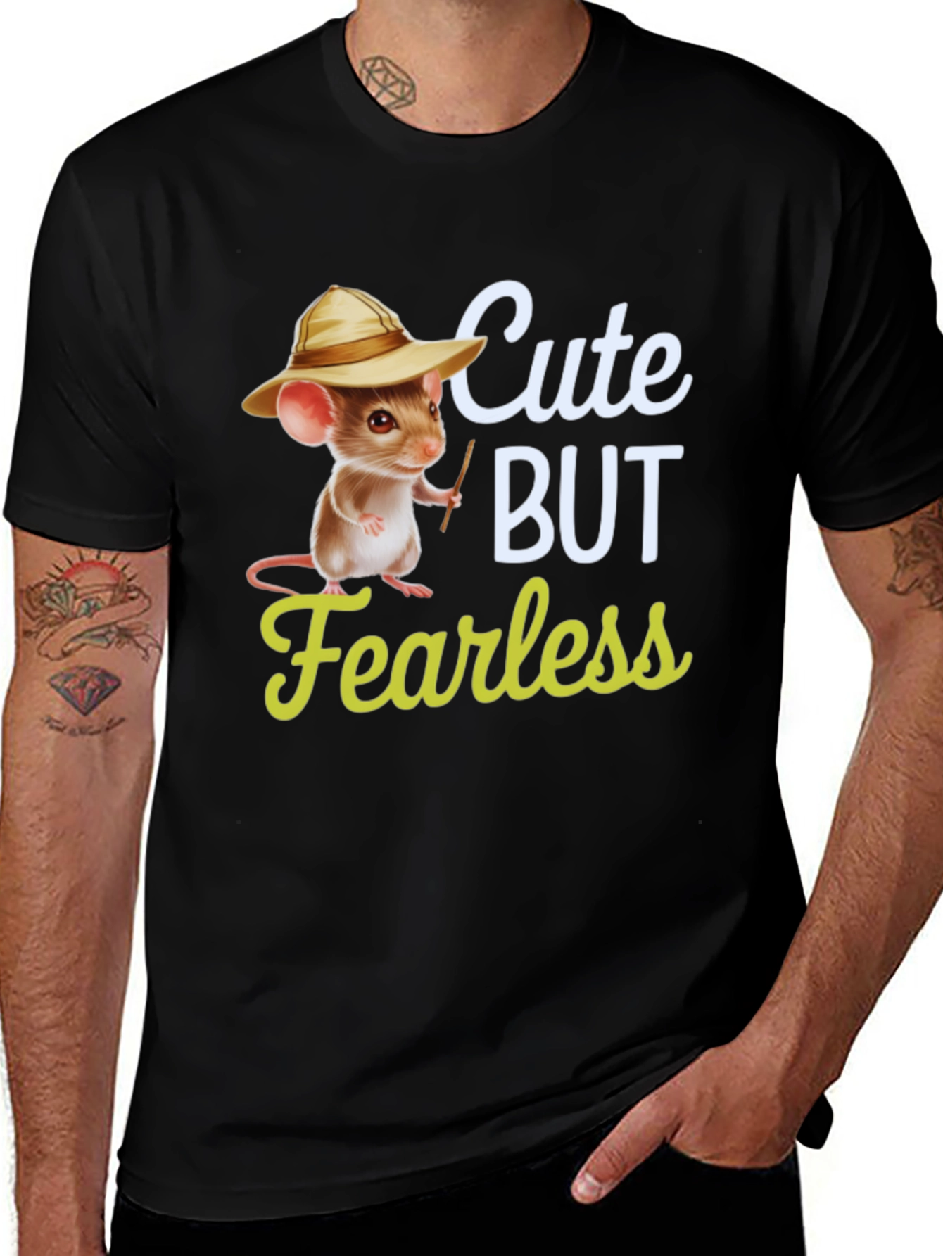 Cute But Fearless Mouse T-Shirt