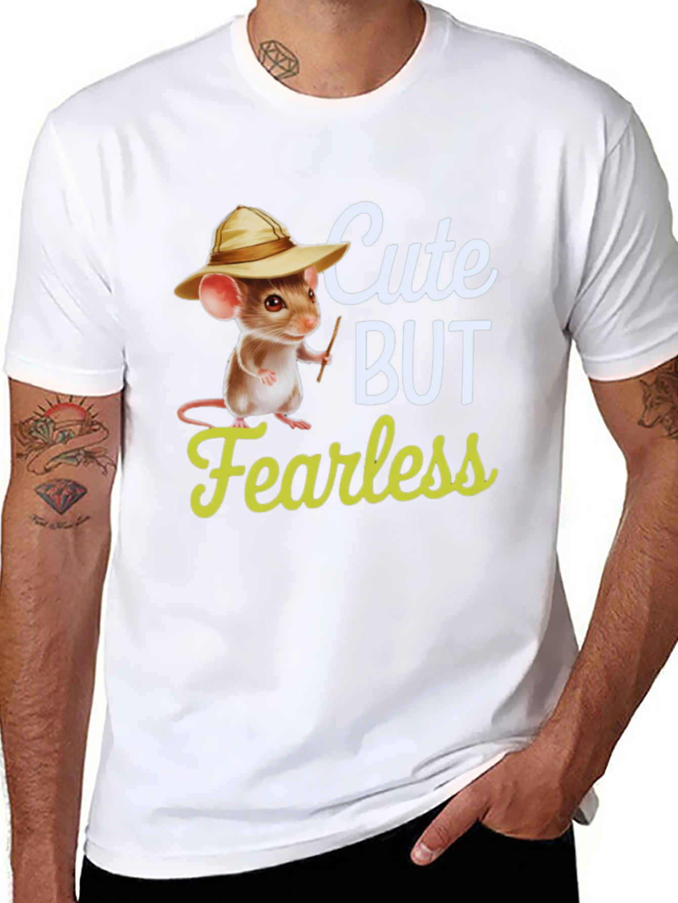 Cute But Fearless Mouse T-Shirt
