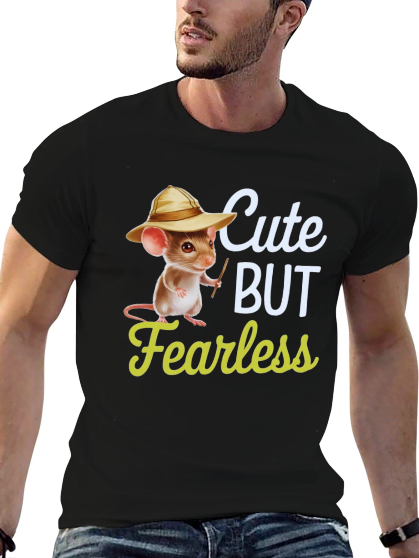 Cute But Fearless Mouse T-Shirt