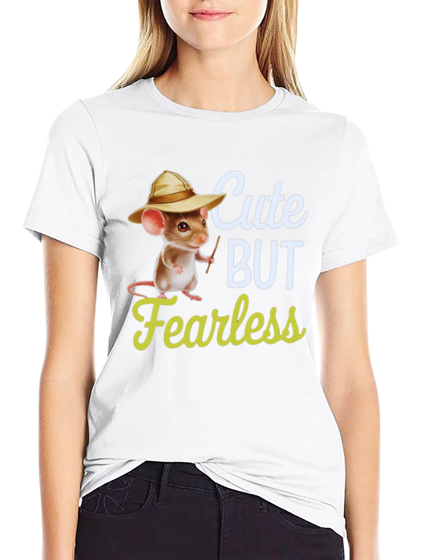 Cute But Fearless Mouse T-Shirt