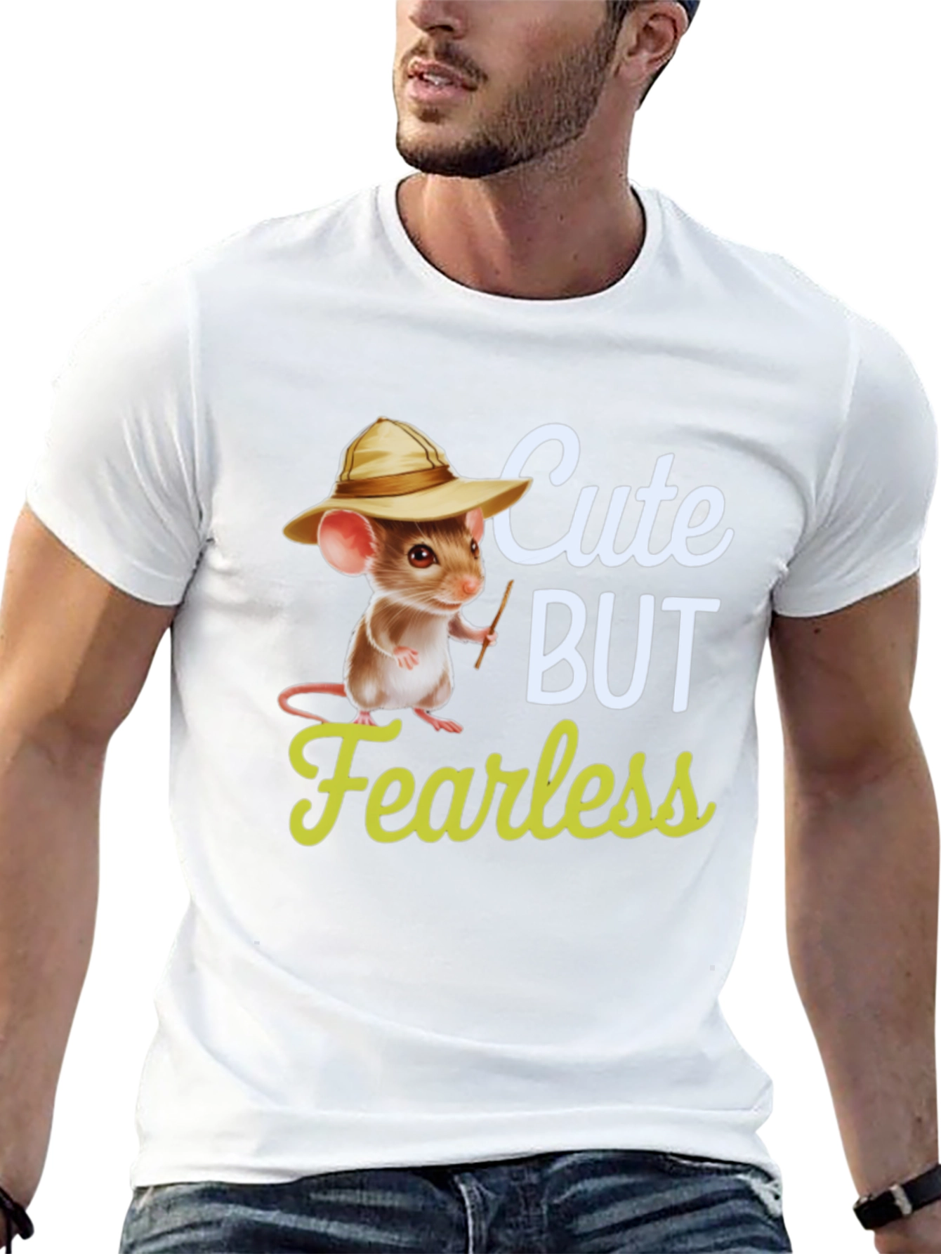 Cute But Fearless Mouse T-Shirt