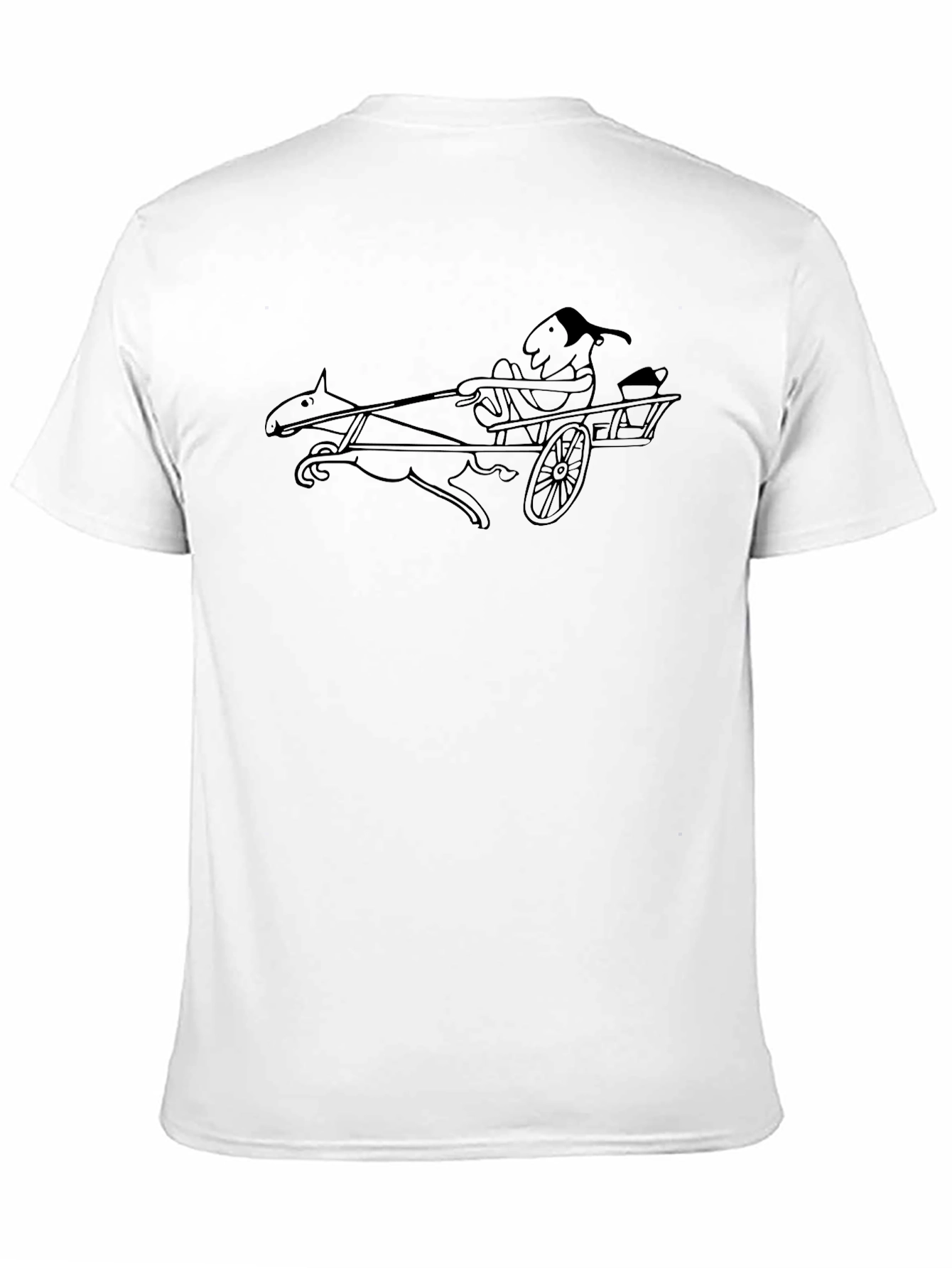 Horse-Drawn Cart Graphic T-Shirt