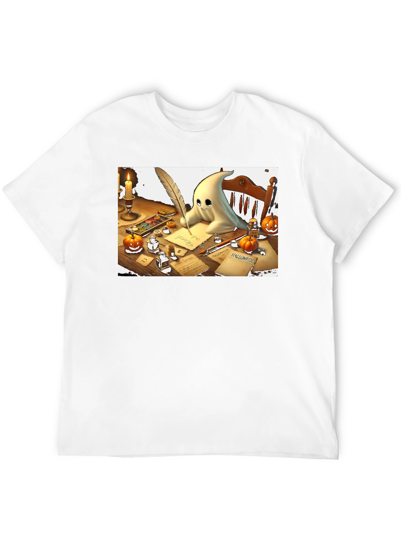 Ghost Writer Halloween T-Shirt