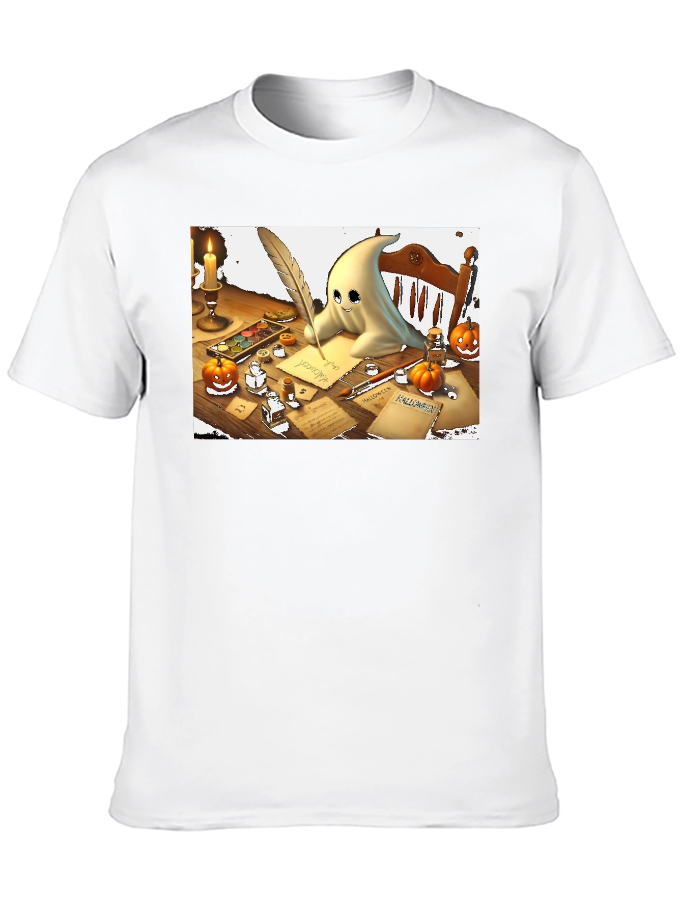 Ghost Writer Halloween T-Shirt