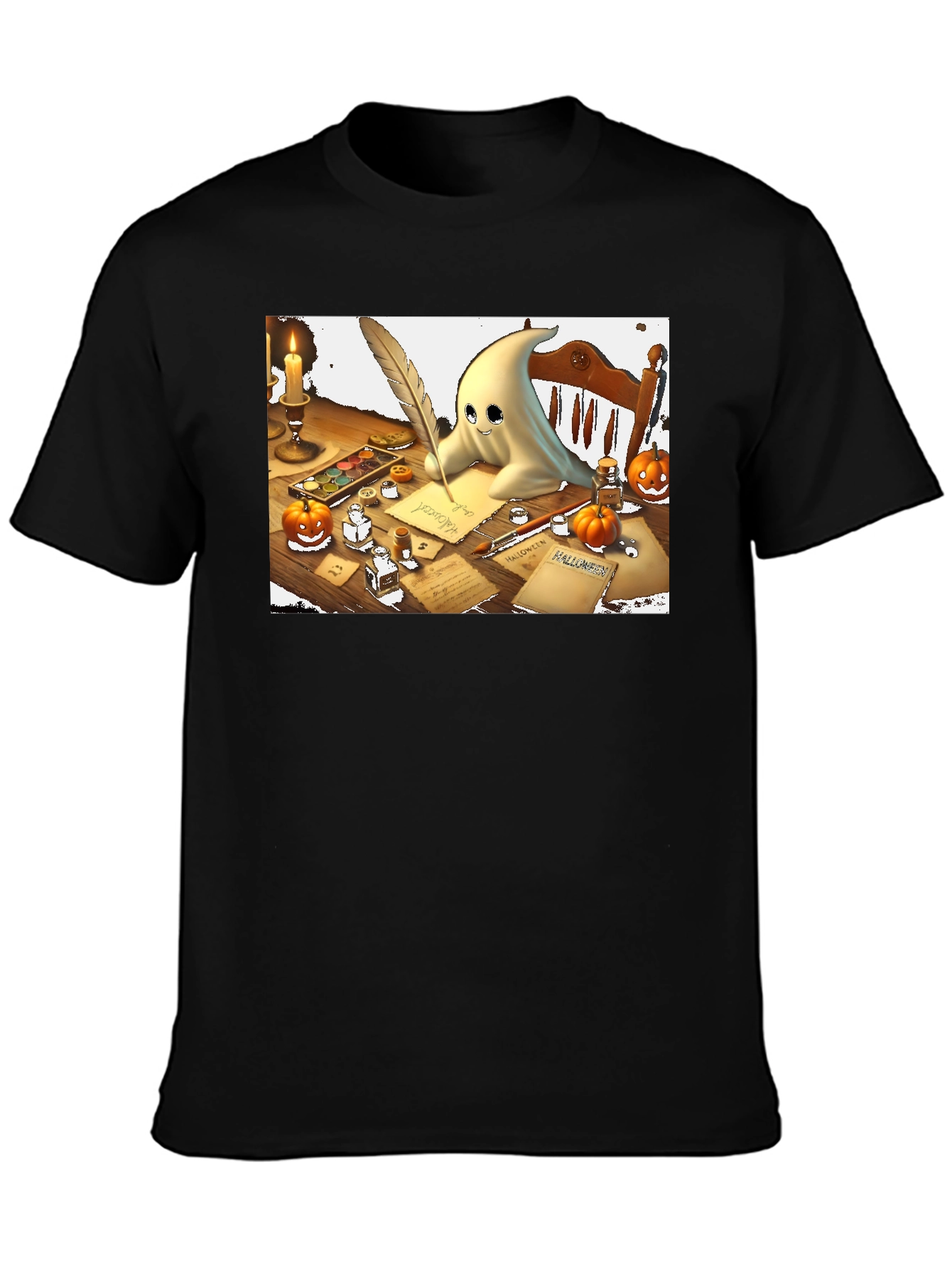 Ghost Writer Halloween T-Shirt