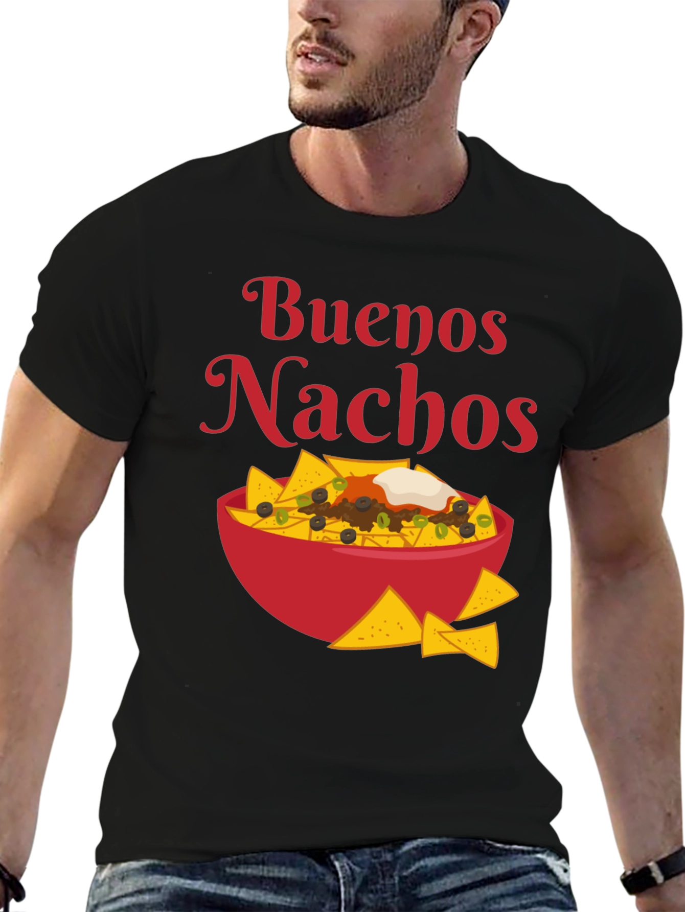 Buenos Nachos Graphic T-Shirt - Foodie Apparel