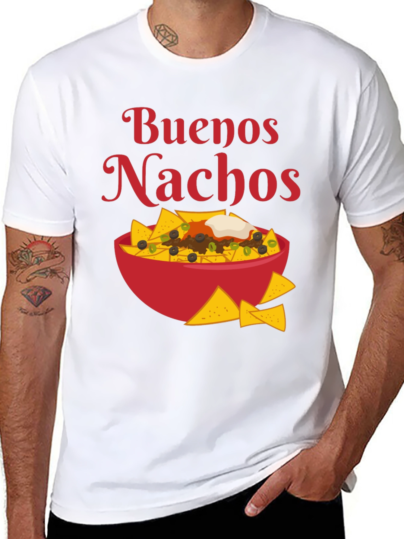 Buenos Nachos Graphic T-Shirt - Foodie Apparel