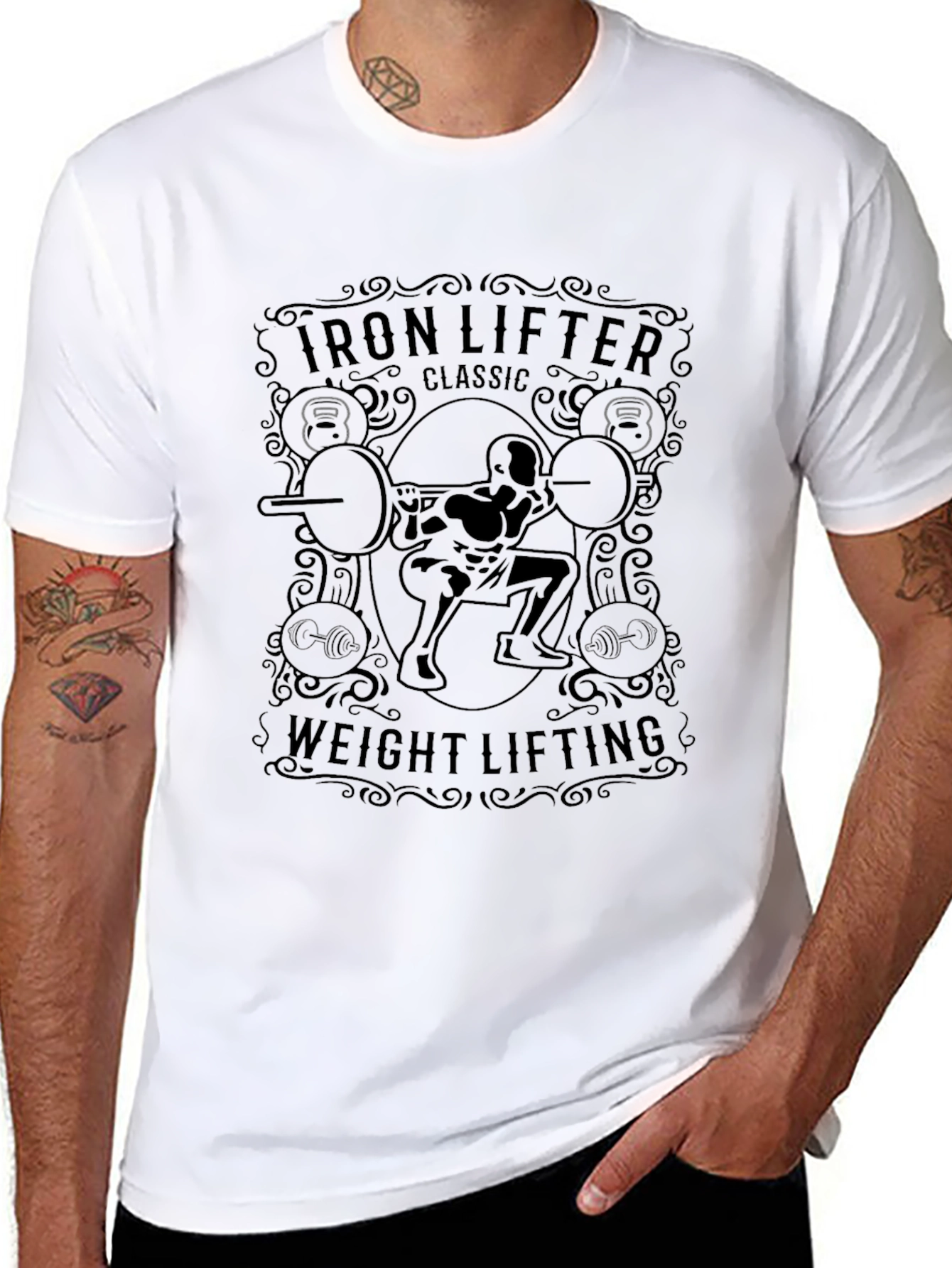 Iron Lifter Classic Weight Lifting T-Shirt