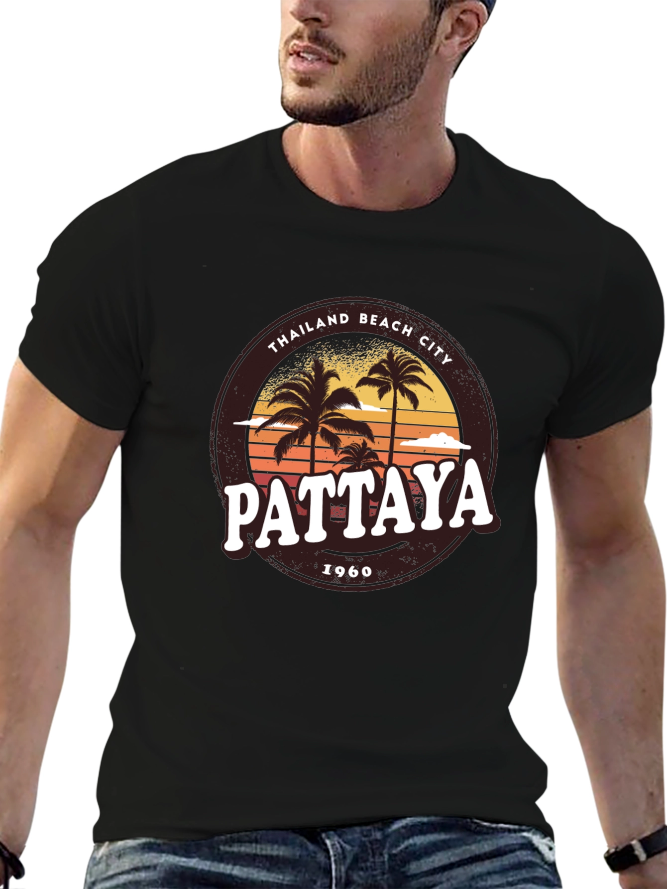 Pattaya Thailand Beach City Graphic Tee