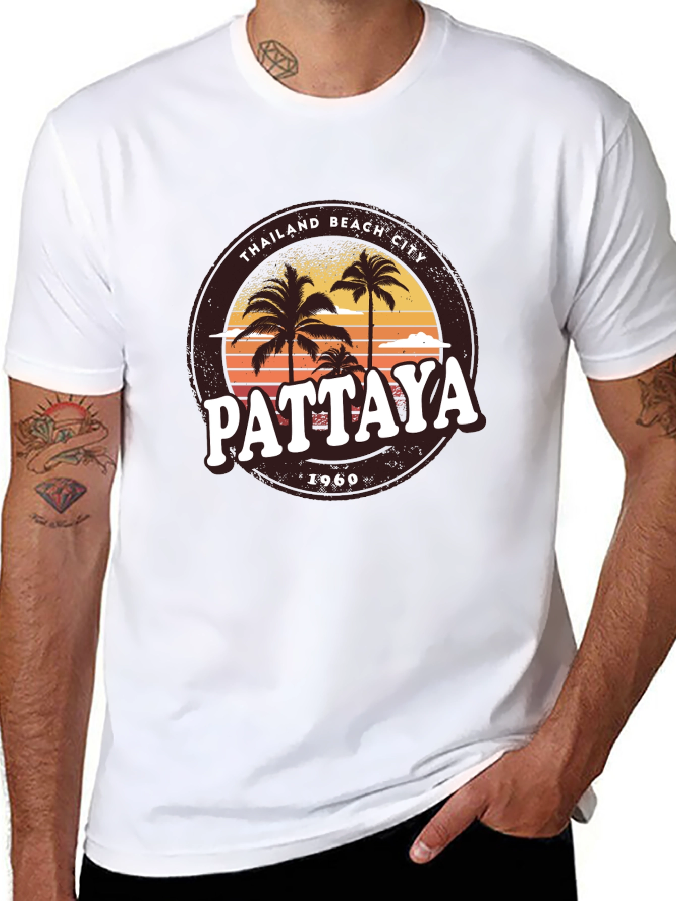 Pattaya Thailand Beach City Graphic Tee
