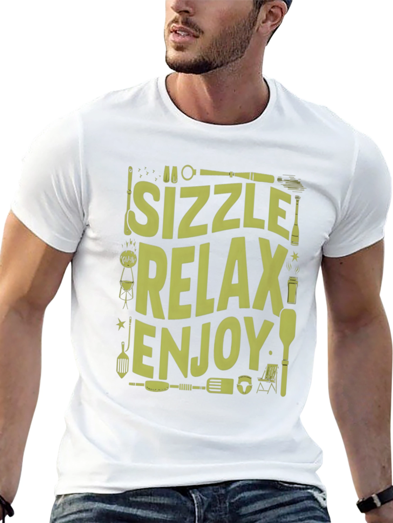Sizzle Relax Enjoy Graphic T-Shirt