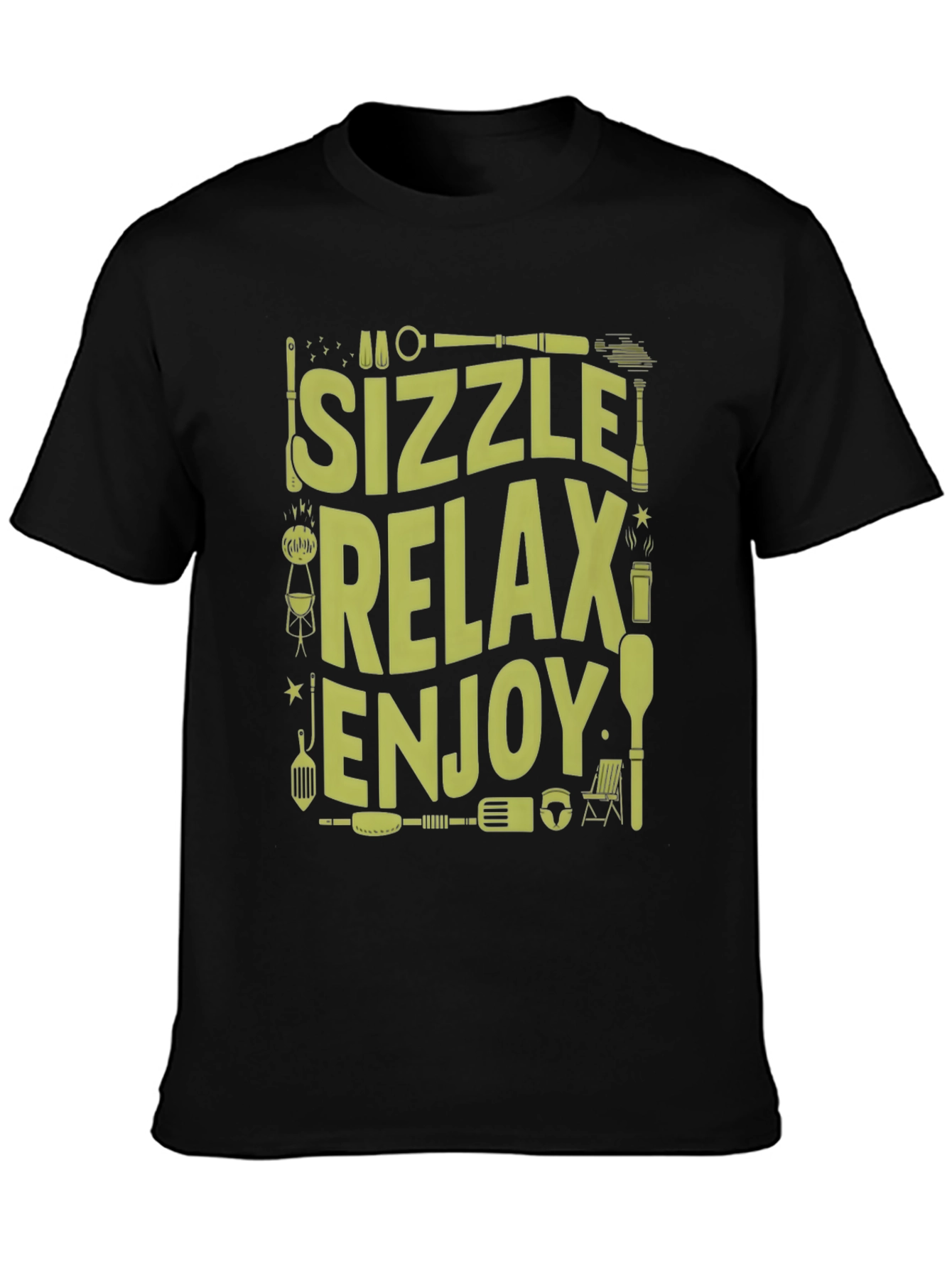 Sizzle Relax Enjoy Graphic T-Shirt