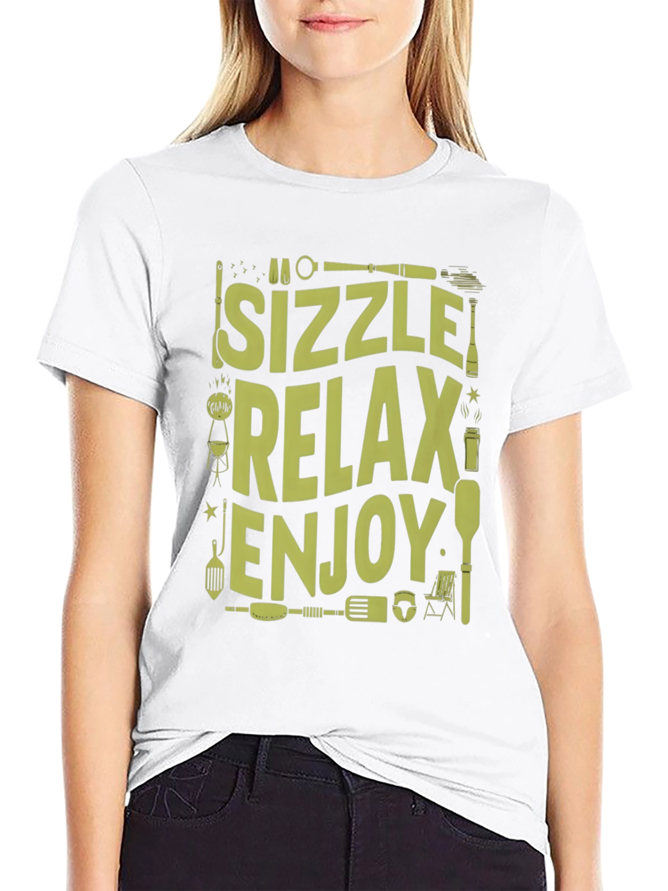 Sizzle Relax Enjoy Graphic T-Shirt