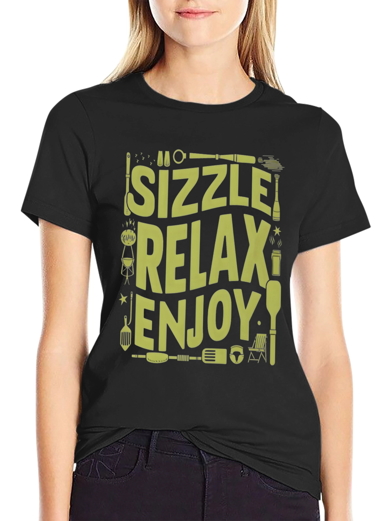 Sizzle Relax Enjoy Graphic T-Shirt